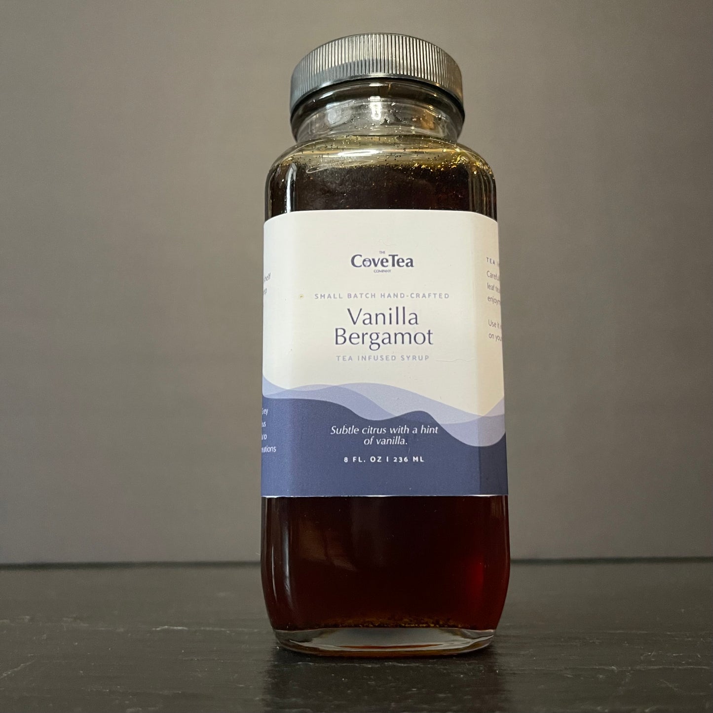Vanilla Bergamot Tea Infused Artisan Syrup