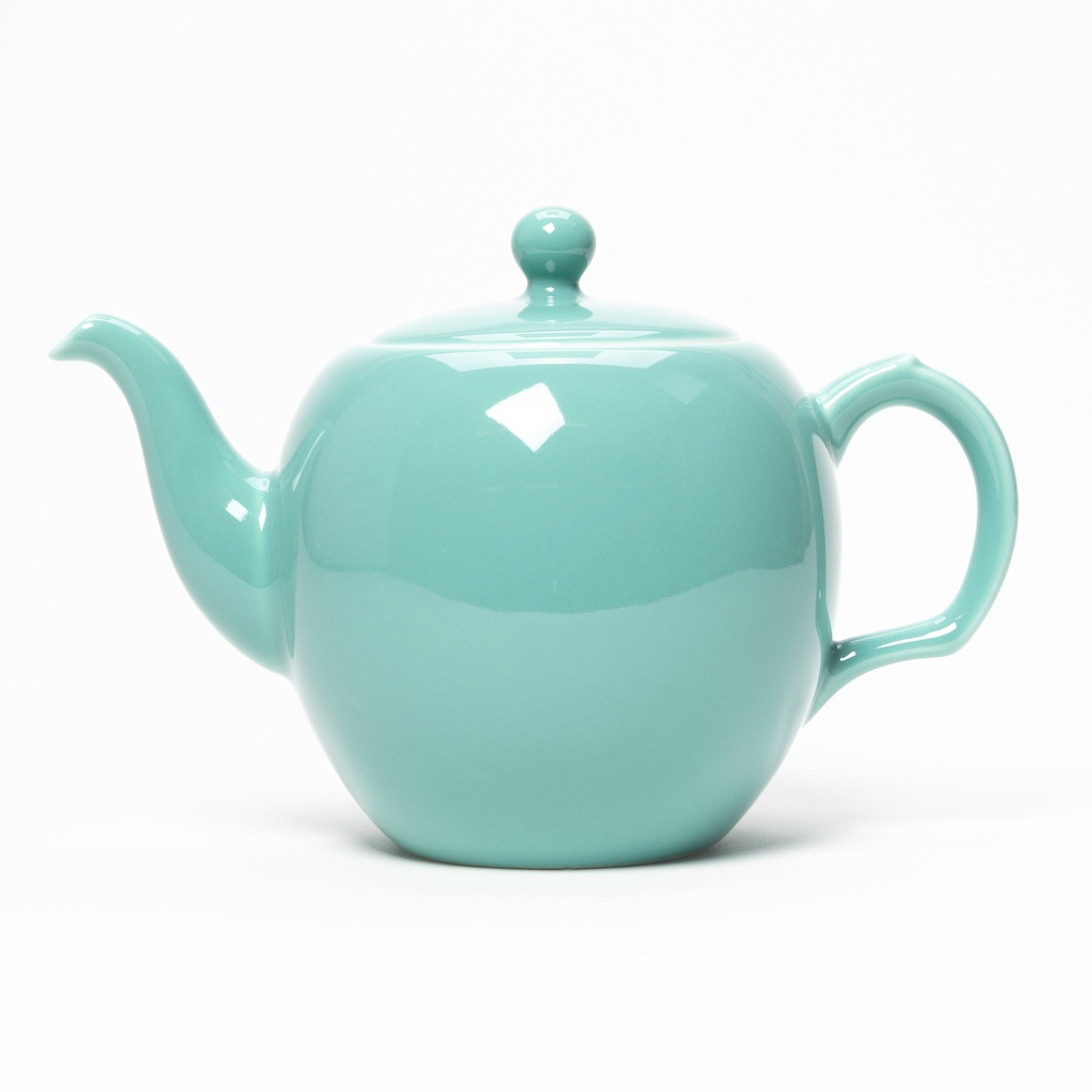 Porcelain Teapot — Antique Blue