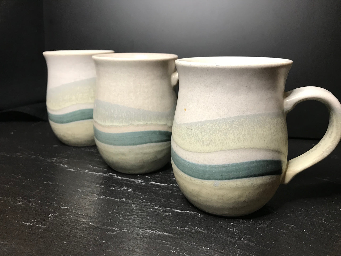 Vintage Ocean Wave Pottery Teacup