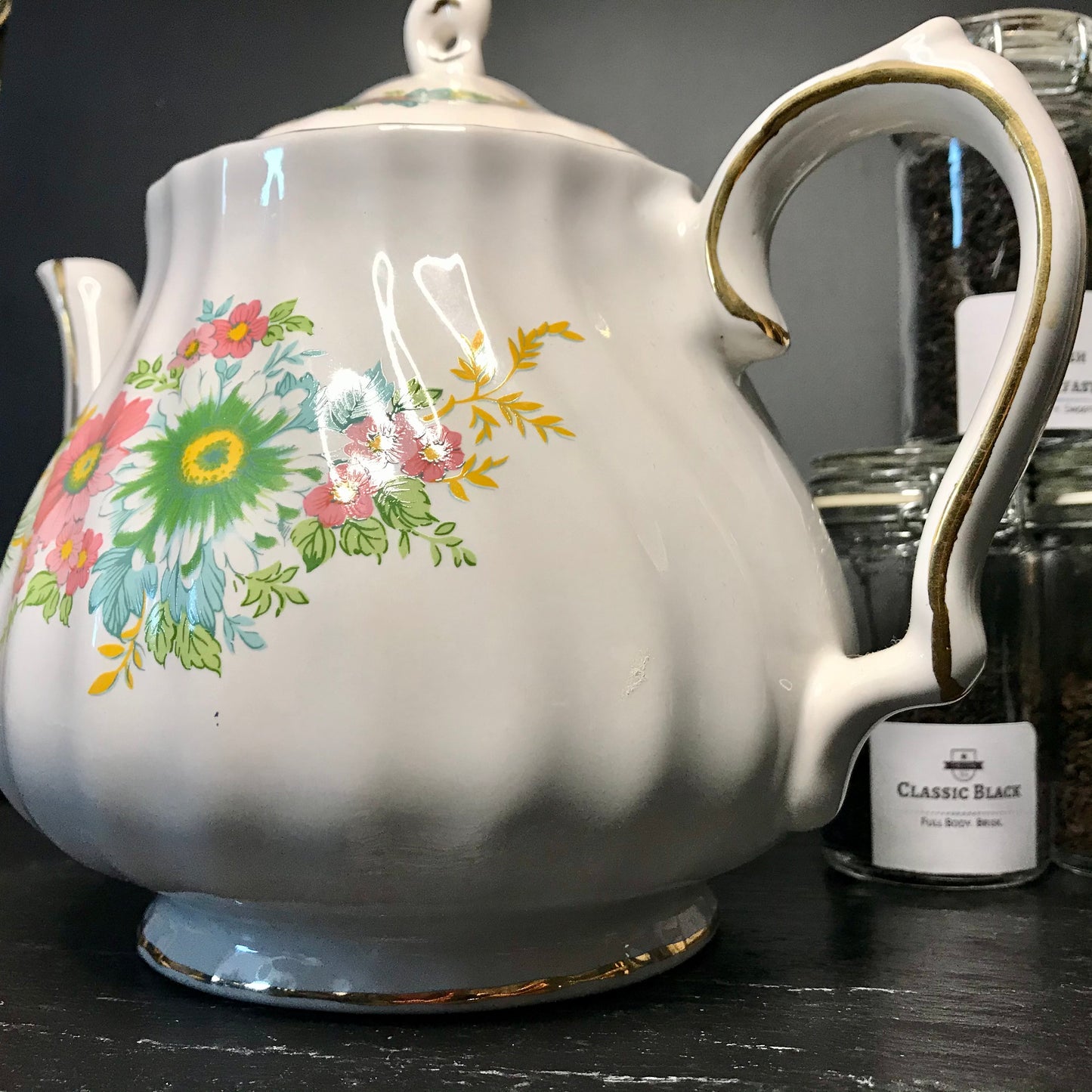 Vintage Sadler Windsor Floral Teapot