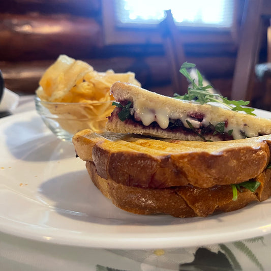 Midnight Forest Melt with Blackberry Compote & Creamy Brie | The Cove Tea Co
