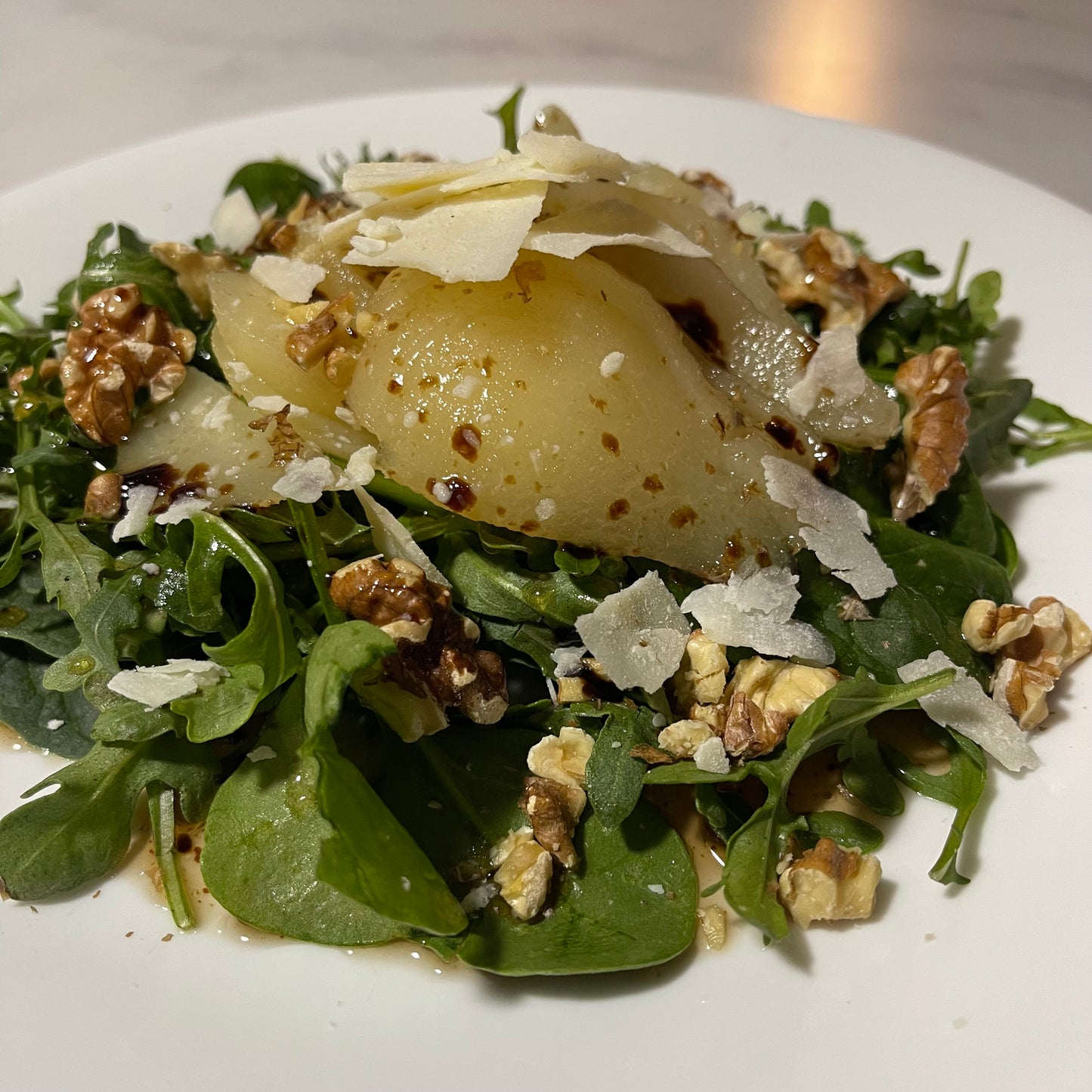 Winter Orchard Salad with Pear, Walnuts, Asiago Cheese | The Cove Tea Co