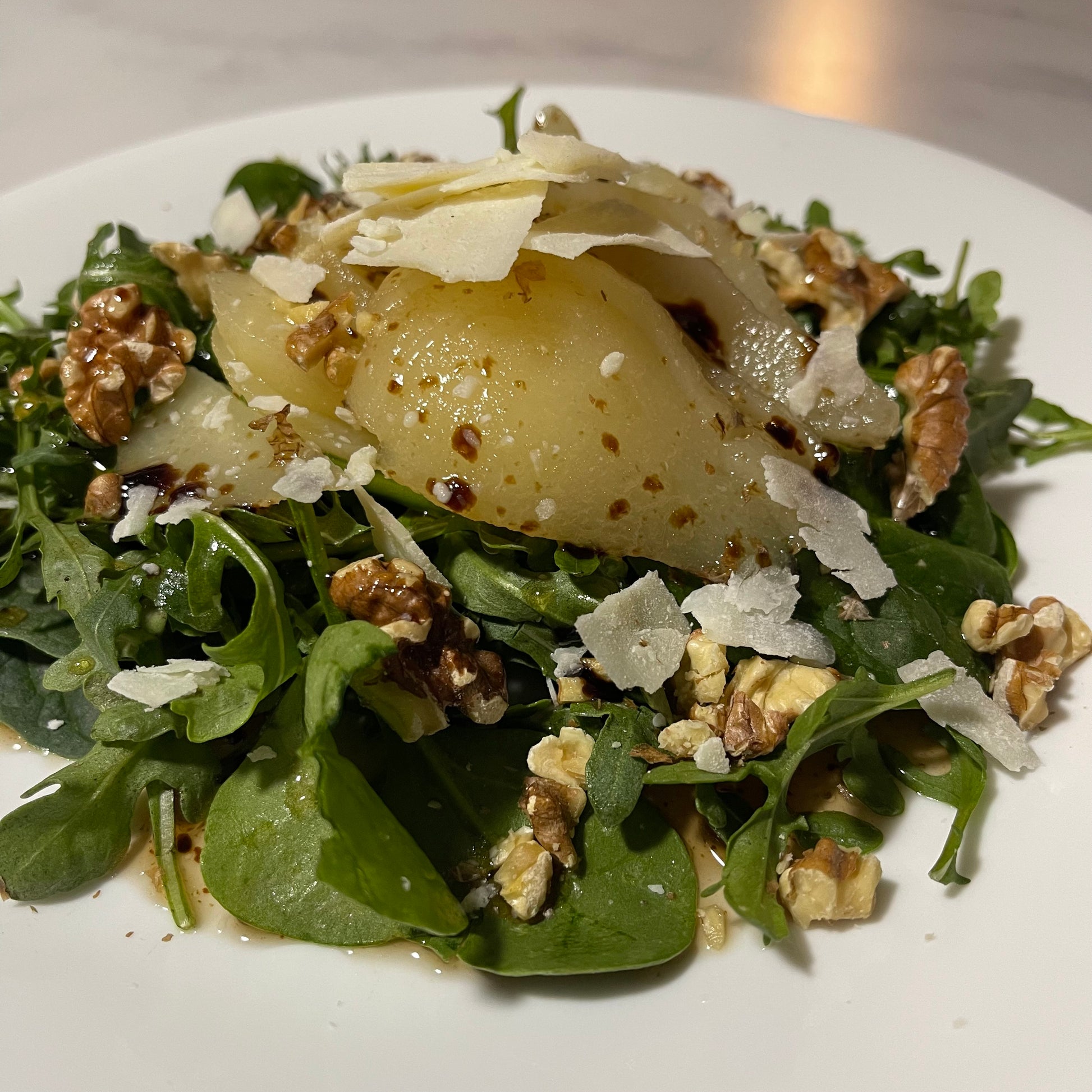 Winter Orchard Salad with Pear, Walnuts, Asiago Cheese | The Cove Tea Co