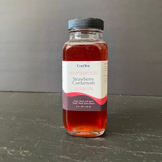 Strawberry Cardamom Artisan Tea-infused syrup — the Cove Tea Company