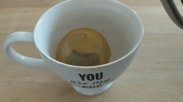 Hot Water Poured over a Masala Chai Tea Bomb | The Cove Tea Co