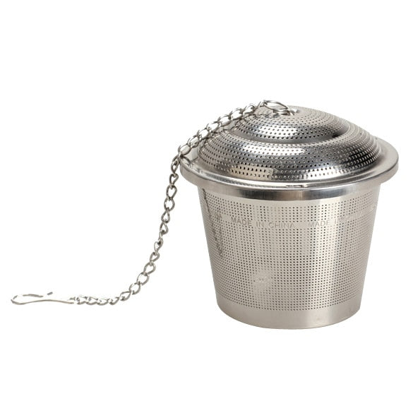 Stainless Steel Mesh Loose Leaf Tea + Spice Infuser with Lid